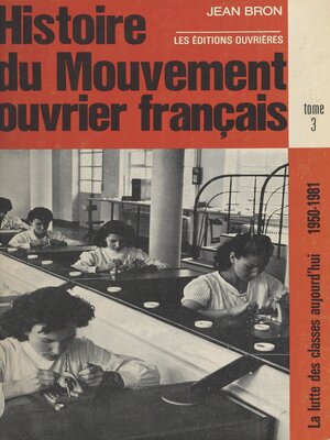 cover image of Histoire du mouvement ouvrier français (3)